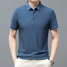 2024夏季新款短袖T恤男上衣薄款休闲宽松半袖poloT恤ZL66362-P62，男装Polo衫，星座1105-3