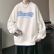 开春新款圆领卫衣男款美式外套小众设计春秋装MY02399-P45，男装卫衣，星座308B-2