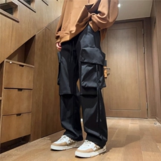 美式潮牌工装裤男冬季冲锋裤子2023新款潮流休闲长裤K4850-P38，男装休闲裤，星座412-3