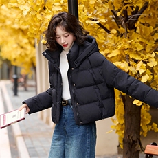 时尚保暖女装羽绒服冬季新款修身显瘦短款连帽外套高品质90白鸭绒填充优雅气质百搭选择，女装羽绒服，姿衣坊