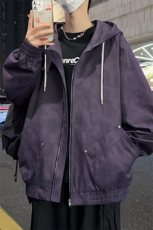 现货8509-P75大码控128春季大码户外连帽夹克外套，男装夹克，星座209