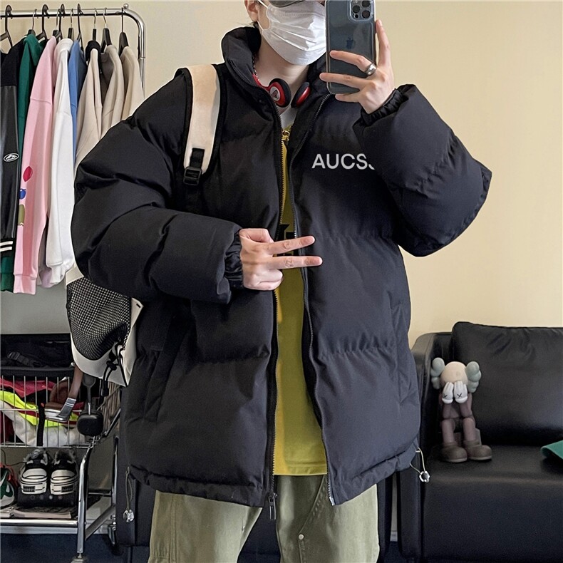 美式高街潮流新款加厚保暖外套宽松休闲棉服JK23549特批65控108,男装棉衣,星座605(原A050)