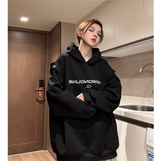 春装新品潮肩部可开扣刺绣情侣连帽卫衣中性外套男女H929P68，男装卫衣，电商A341