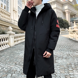 714-1-9802男装19高档棉衣加厚棉袄长款棉服图片