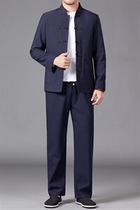 BAMJ-7108Y钱塘2020-2中年男士商务休闲百搭简约春秋套装P270图片