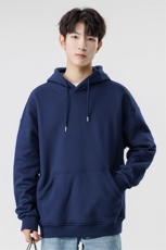 纯色连帽卫衣潮牌宽松秋季新款日系复古长袖外套A436-DX222-P45，男装卫衣，电商A436