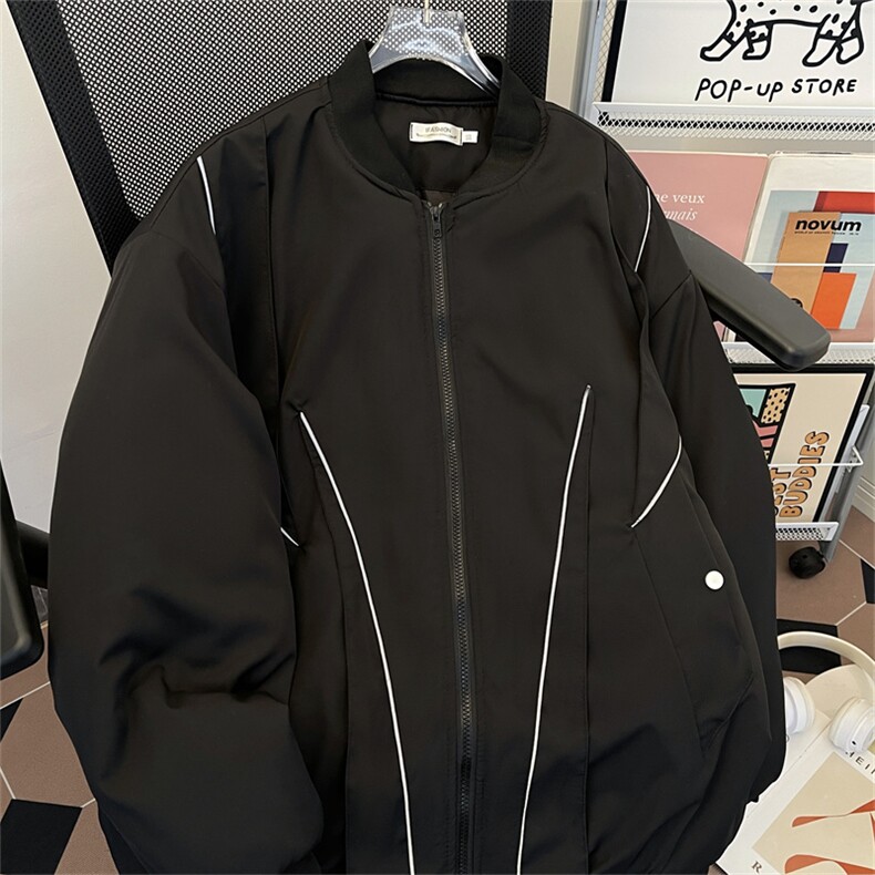 新款冬季棉服棉衣男生休闲潮牌帅气外套M0172-P100,男装棉衣,星座308B-2