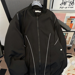 新款冬季棉服棉衣男生休闲潮牌帅气外套M0172-P100图片