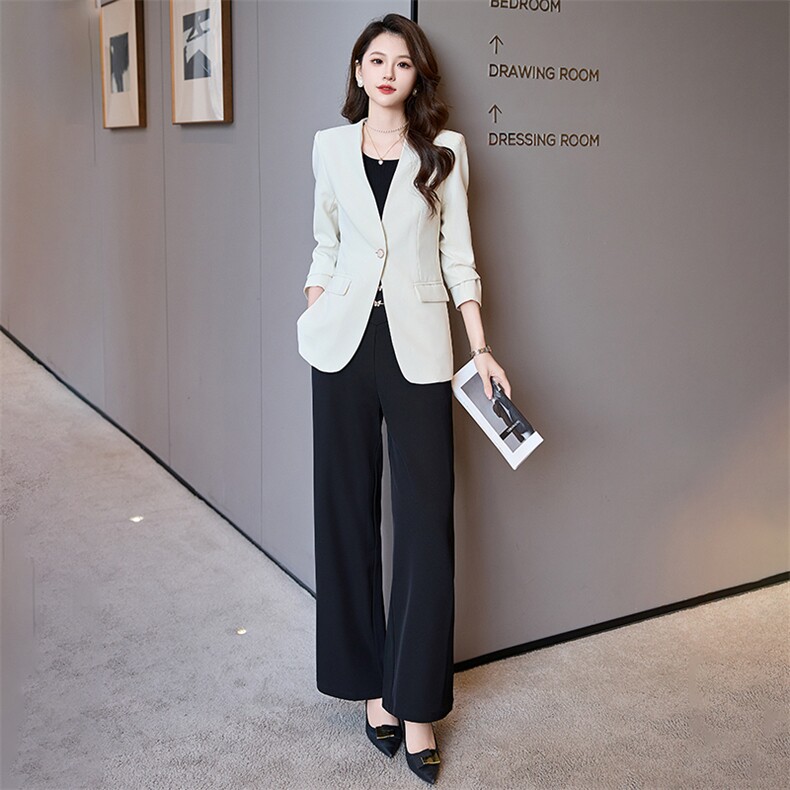 西装外套女2025春秋新款气质时尚休闲减龄炸街设计感百搭西服上衣,女装西装,火爆靓佳人