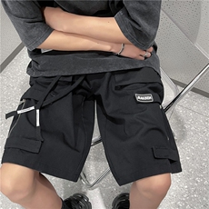 日系工装口袋短裤潮流百搭宽松休闲五分裤B315-K23276-p45控68，男装休闲裤，电商B315