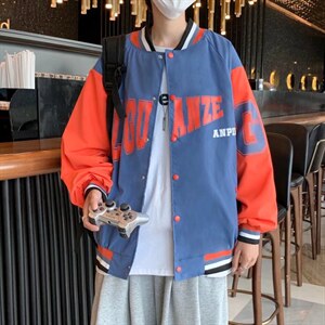 潮流夹克潮男春季棒球领夹克J9057P38，男装夹克，星座1116-2