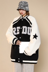 冬款中性加棉加厚个性棉衣外套毛巾绣棒球服男士8133-P120控价158，男装棉衣，电商A441-1