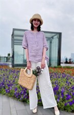 纯苎小衫 时尚风巜川哲》4028 风淑女风休闲风，其它，川哲