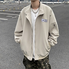 2024新款美式嘻哈宽松外套春季字母刺绣飞行夹克男现货W128-P63，男装夹克，星座512-4