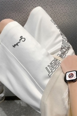 XZ514-2-1522-P43夏篮球运动裤男麂皮绒印花学生跑步休闲五分裤，男装牛仔裤，星座514-2(原B239)