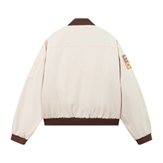 W10236-P65网图现货美式字母刺绣宽松新中式外套夹克棒球飞行服，男装夹克，星座1608
