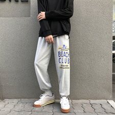 港风有型休闲裤男宽松潮流束脚裤运动印花卫裤NK05-P50，男装休闲裤，星座1501