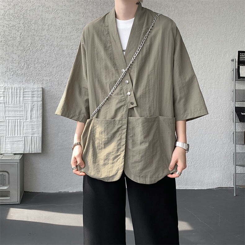 仓库现货CS1139-p48控78新款高品质防晒开衫冰丝凉感大码衬衫,男装防晒衣,电商A059