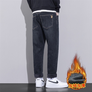 A178  730JR  特P60  秋冬季加绒加厚美式休闲牛仔裤图片