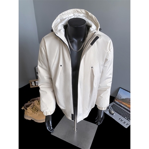 冬季冲锋棉衣男加厚加棉户外棉服棉袄连帽刺绣潮A266-MY8011-P75图片