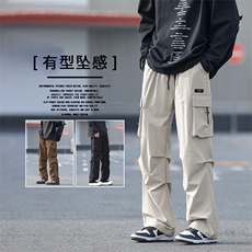 户外伞兵工装裤男款潮牌痞帅机能休闲裤子美式男款K211-特批-38，男装工装外套，星座718-1