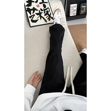现货秋季新款美式斜切微喇高街牛仔裤男显瘦裤子-A2289TP35，男装牛仔裤，电商B241