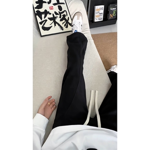 现货秋季新款美式斜切微喇高街牛仔裤男显瘦裤子-A2289TP35图片