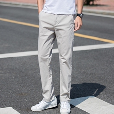 2025春季男装休闲裤青年商务百搭西裤夏季薄款男K6622-P40现货足，男装西裤，星座224-3