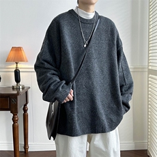B260-P50毛衣男2024冬季宽松慵懒高级感日系复古潮牌针织衫，男装针织衫/毛衣，星座512-6