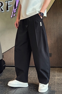 K8821-P68   夏季薄款休闲裤男潮流宽松直筒弯刀裤速干裤图片