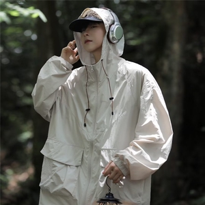 防晒衣男夏季防紫外线连帽防晒服外套女休闲夹克皮肤衣W4933-P43图片