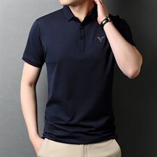 2023年夏季新款T恤衫男短袖圆领休闲体恤上衣汗衫轻奢男式，男装T恤，电商B212（原钱塘6029）