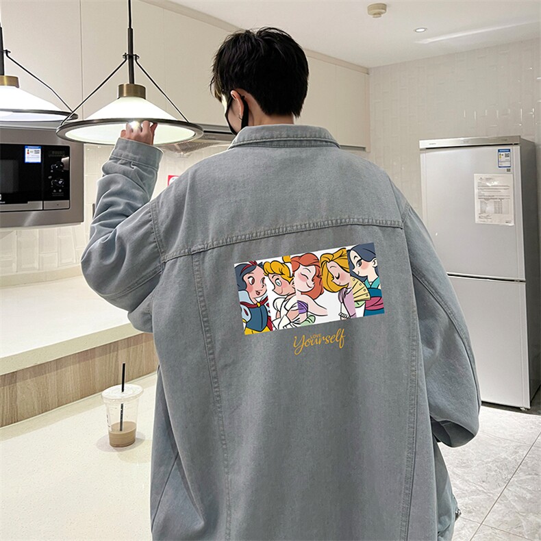 牛仔夹克男大码牛仔外套男茄克NJ77396-P60,男装夹克,电商A040