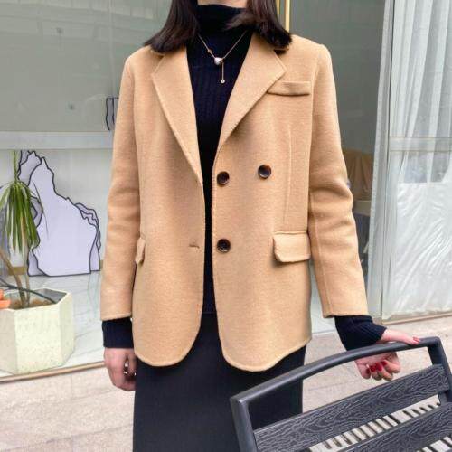 高品质双面羊绒大衣，女装，IECE