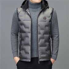 2023年休闲时尚高端男士羽绒服马甲P240，男装羽绒服，电商D223-1