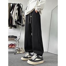 A018-K1808P50/秋新款华棉纯色休闲运动裤大码长裤男，女装休闲裤，电商A018