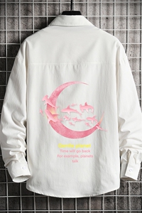 CS15209-P38 加绒款-P48 长袖衬衫男士大码宽松衬衣男寸衫 网格图片