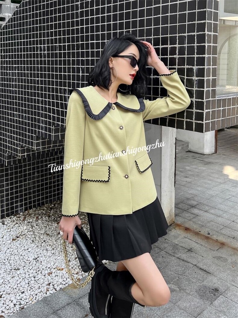 娃娃领木耳边小外套热卖中……，其它，天使公主