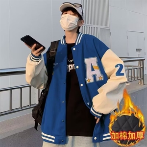 简约日系百搭新款文艺美式复古棒球服男女飞行员夹克潮原宿潮流图片