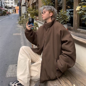 【有货】DM9050-P82灯芯绒棉服外套男冬季加厚潮牌宽松保暖棉衣图片