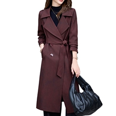 奈绪风衣外套女2025年春秋季新款中长款休闲英伦风气质女款妈妈，女装风衣，卡杰菲