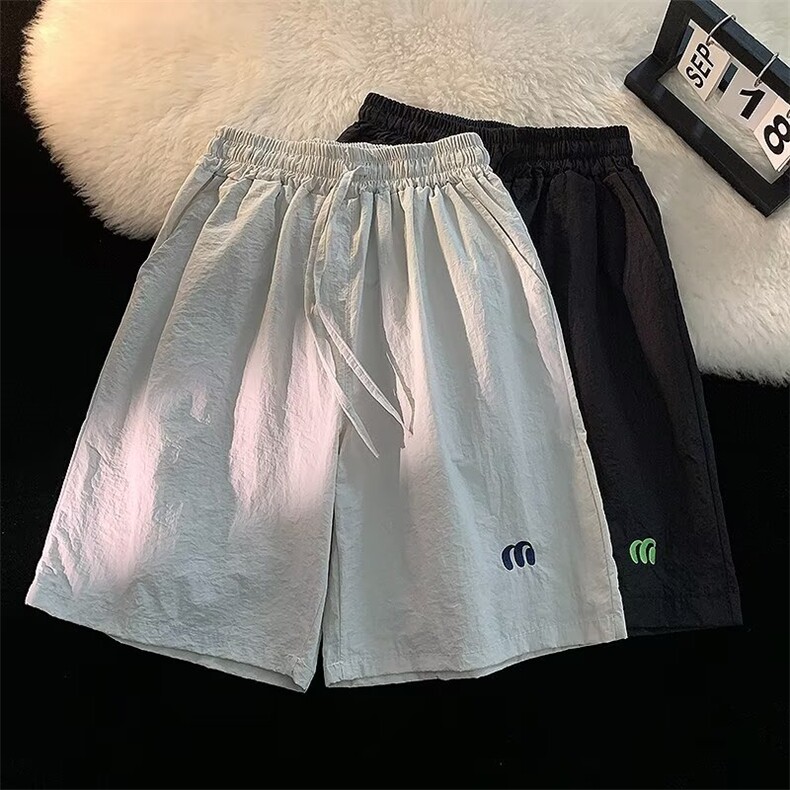 刺绣冰丝速干短裤男士夏季薄款  DK132 P25图片