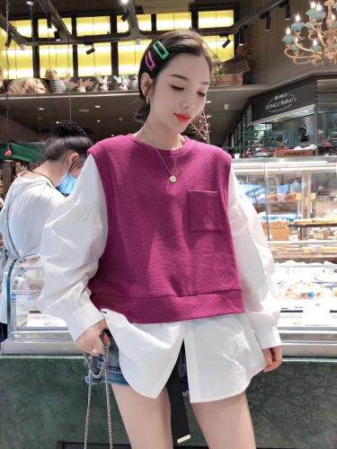 现货韩系四色卫衣，女装卫衣/绒衫，一杭