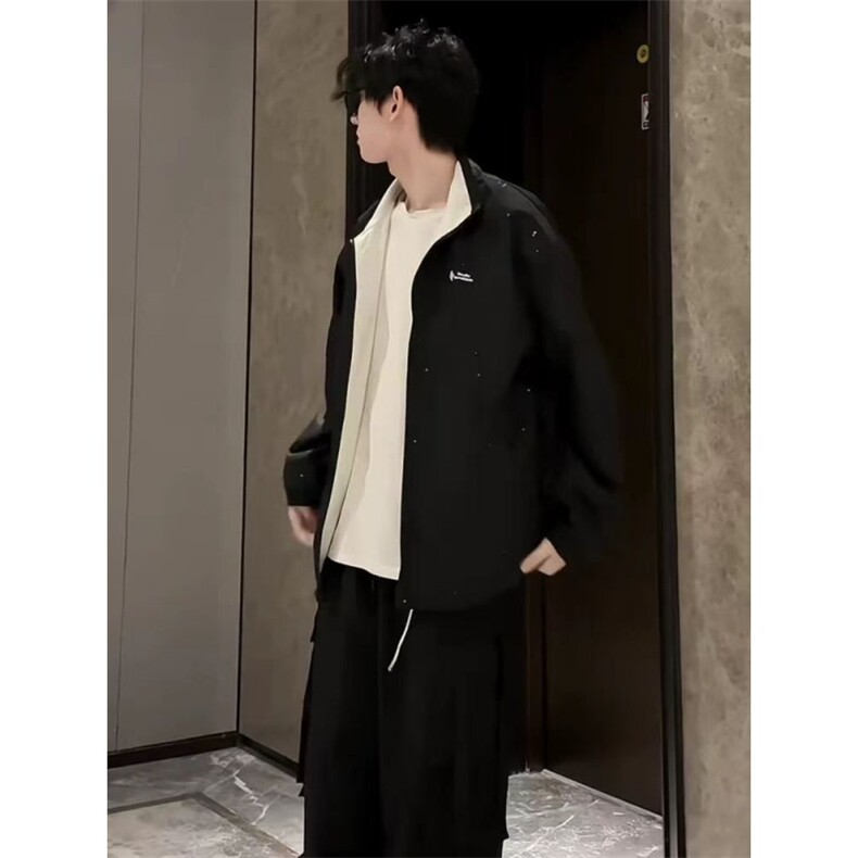 网络图现货美式潮牌满天星两面穿百搭冲锋衣夹克外套JA38-P65,男装夹克,星座715-7