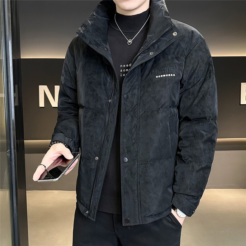 新标50-2448M-4XL-P195店主风冬季麂皮绒手感面料休闲羽绒服男,男装羽绒服,电商B255