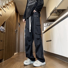 个性工装宽松休闲裤男高街潮流长裤子KK514/P45，男装工装外套，电商D202-1