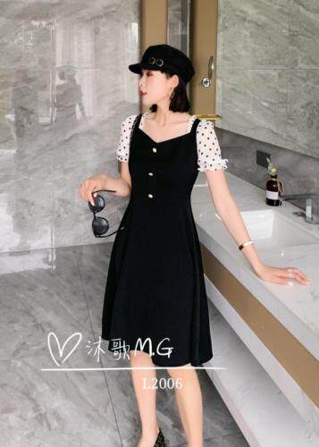 【现货】夏装新款韩版连衣裙，女装连衣裙，沐歌 尚茗秀