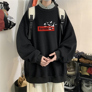 特P25控48 秋冬新款男士圆领卫衣宽松休闲日常百搭上衣WQ2431图片