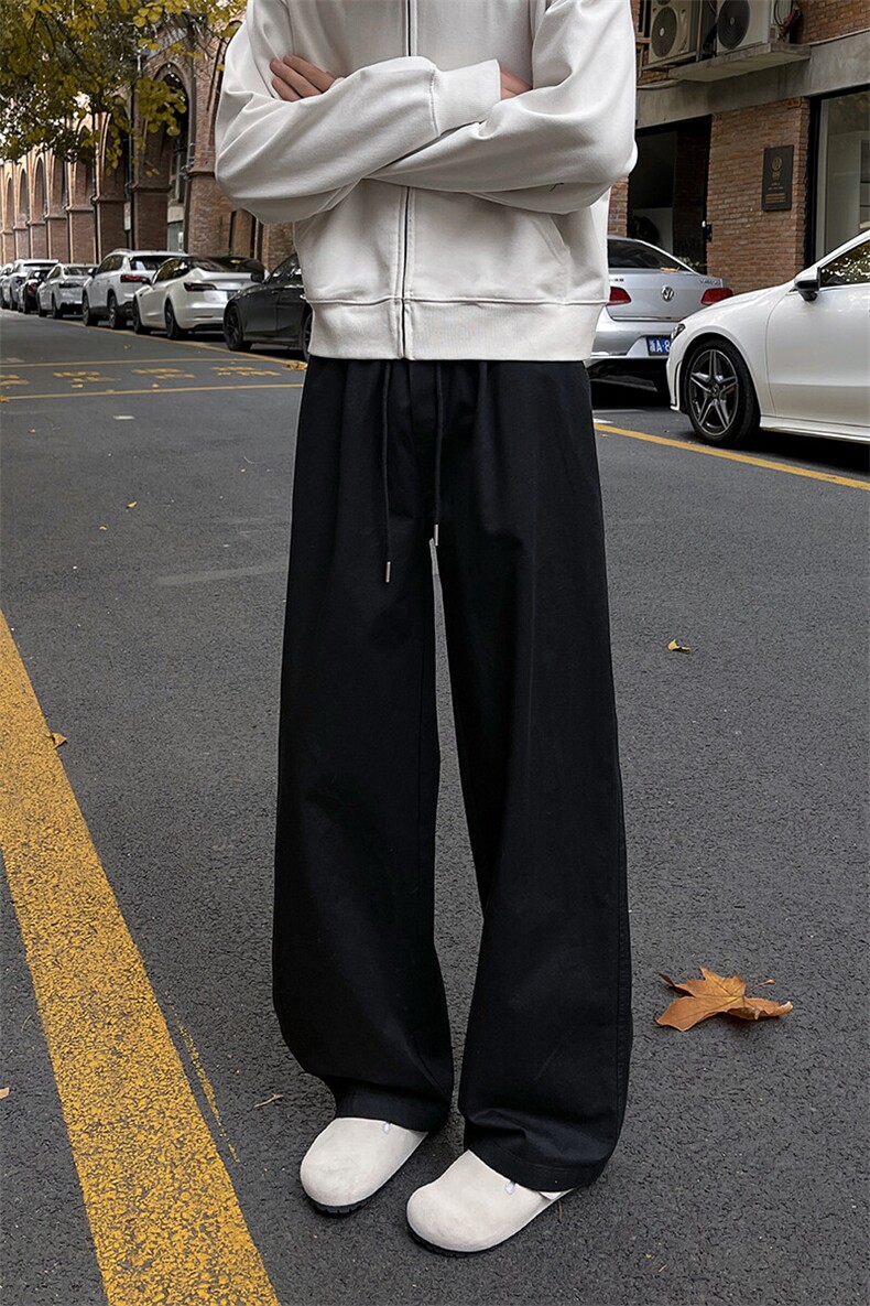 2025春季新款纯棉水洗休闲裤A509特P45控78,男装休闲裤,电商A309