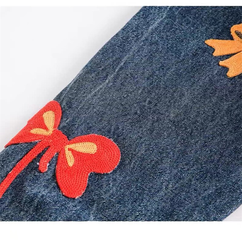 1506/QJ620/P67美式复古重工蝴蝶刺绣男春季韩版百搭夹克潮,男装夹克,星座1506